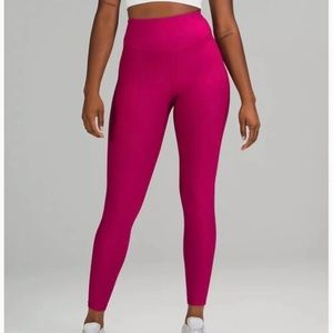 Lululemon High Rise Pink Leggings